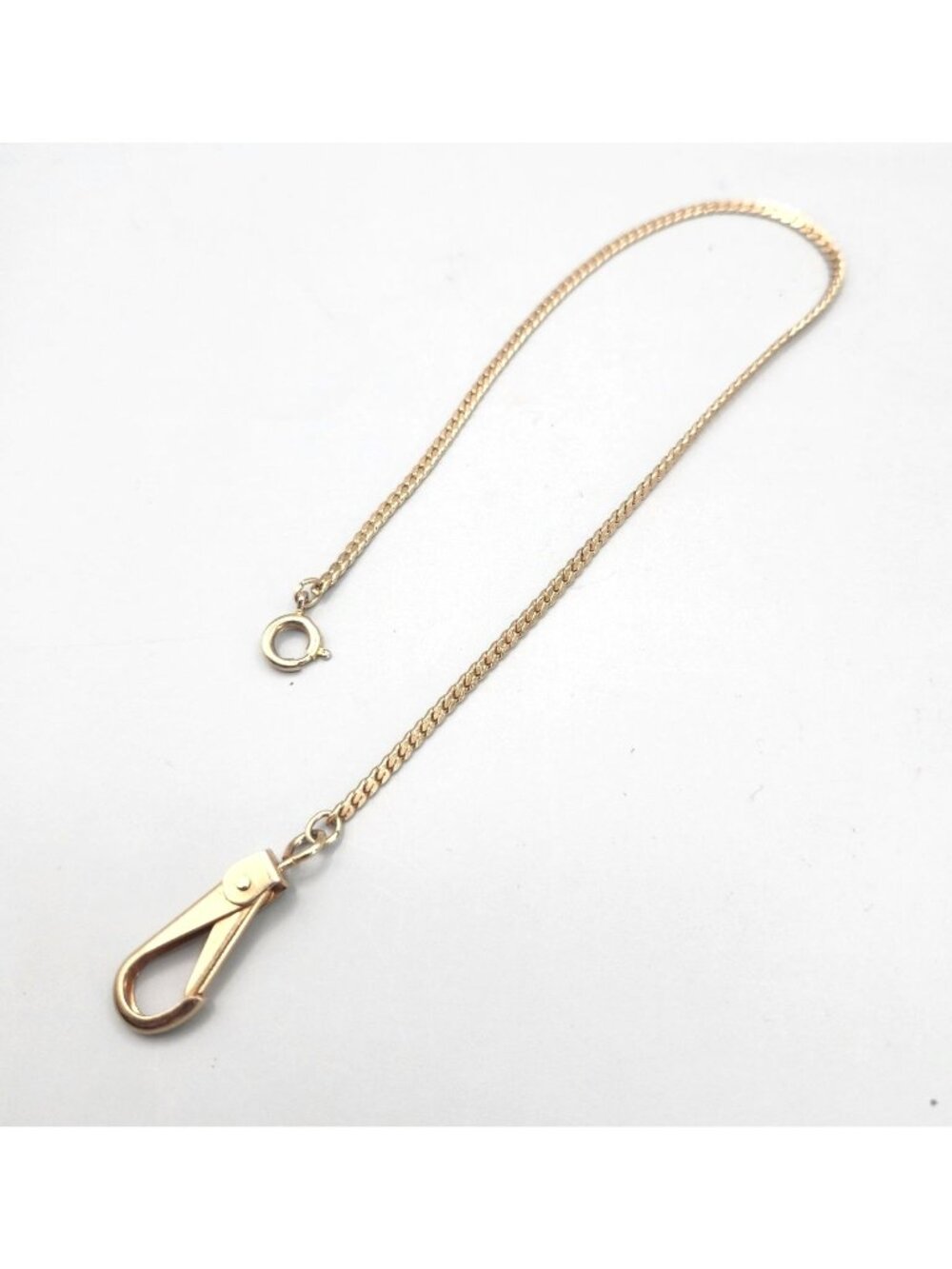 Pocket Watch Chain with Dog Clip Clasp